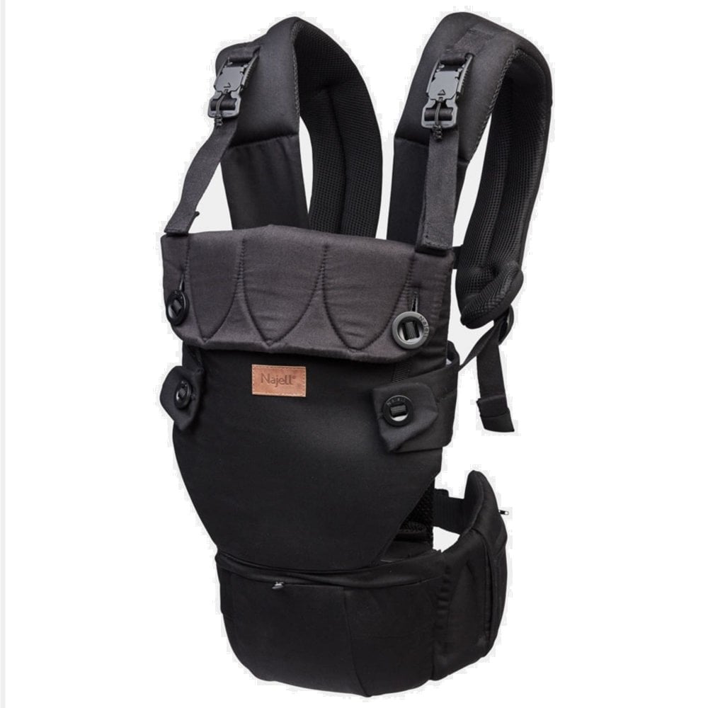 Beaba Najell Baby Carrier (Black) from www.babybabyonline.co.uk