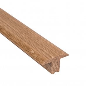 Solid Oak T Bar Threshold 0.9 Metre - 45mm Wide